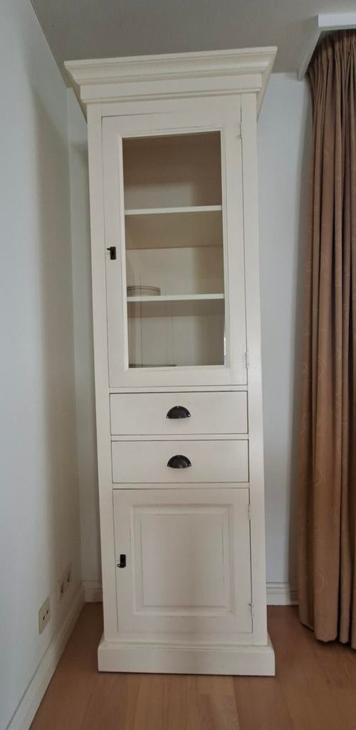 Mooi houten vitrinekastje, Huis en Inrichting, Kasten | Vitrinekasten, Ophalen, Gebruikt, Met deur(en), 50 tot 100 cm