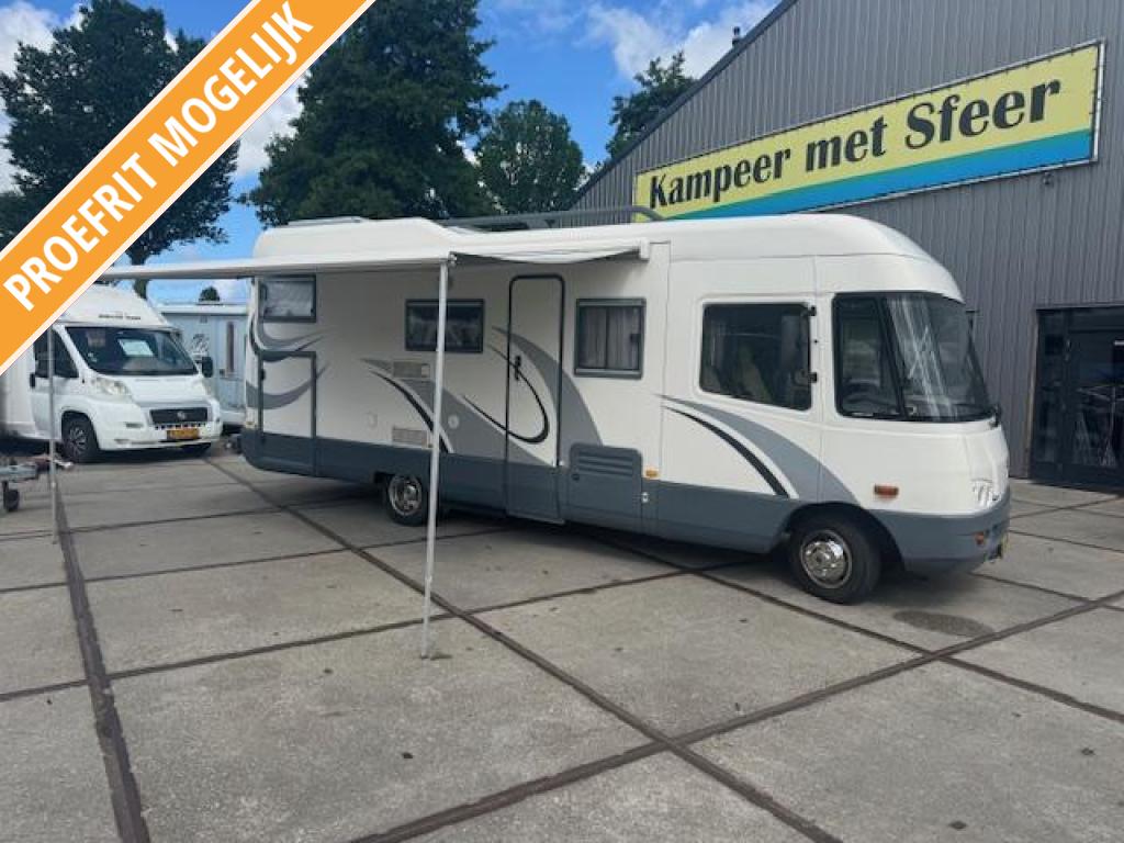 FFB Intergraal 705 MQ met Mercedes Automaat Dubbellucht, Caravans en Kamperen, Campers, Achteruitrijcamera, 7 tot 8 meter, Bedrijf