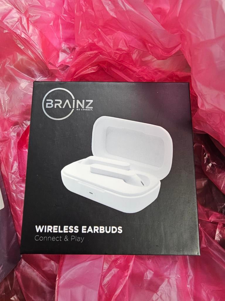 Brainz wireless earbuds, Ophalen of Verzenden, Nieuw, In oorschelp (earbud), Bluetooth