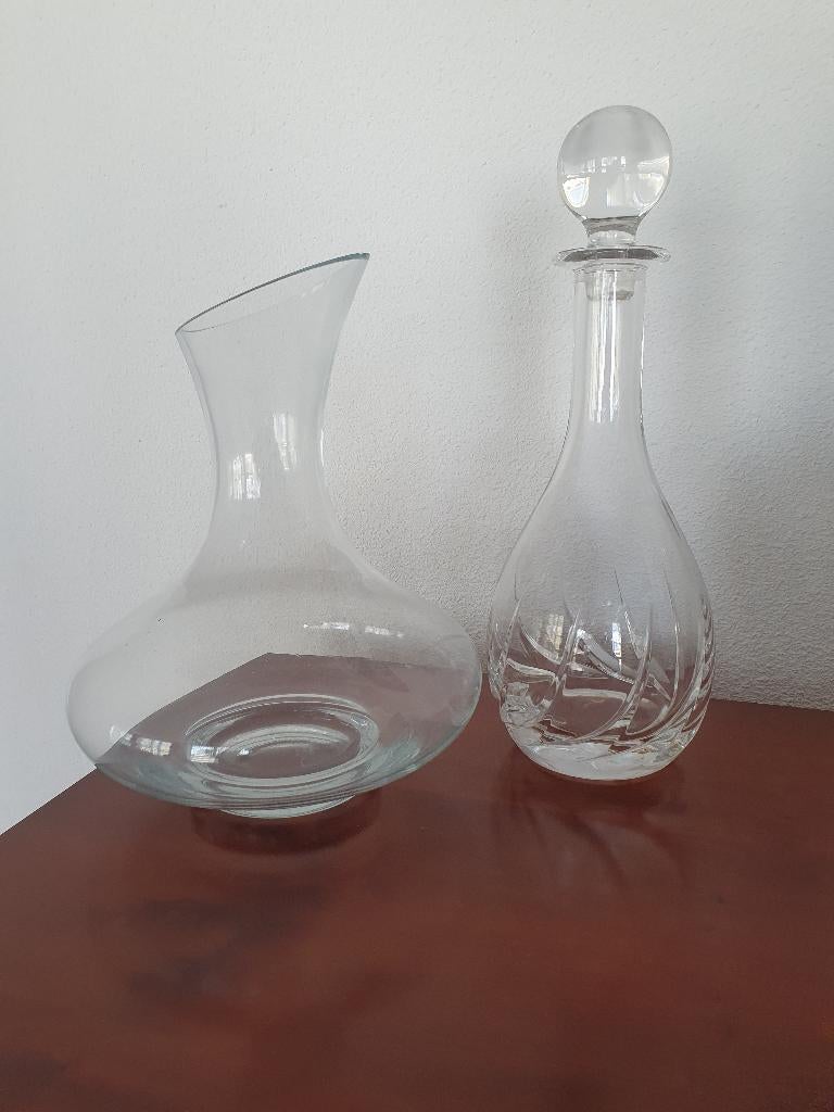 Decanteer karaf glas, Ophalen, Zo goed als nieuw, Overige typen