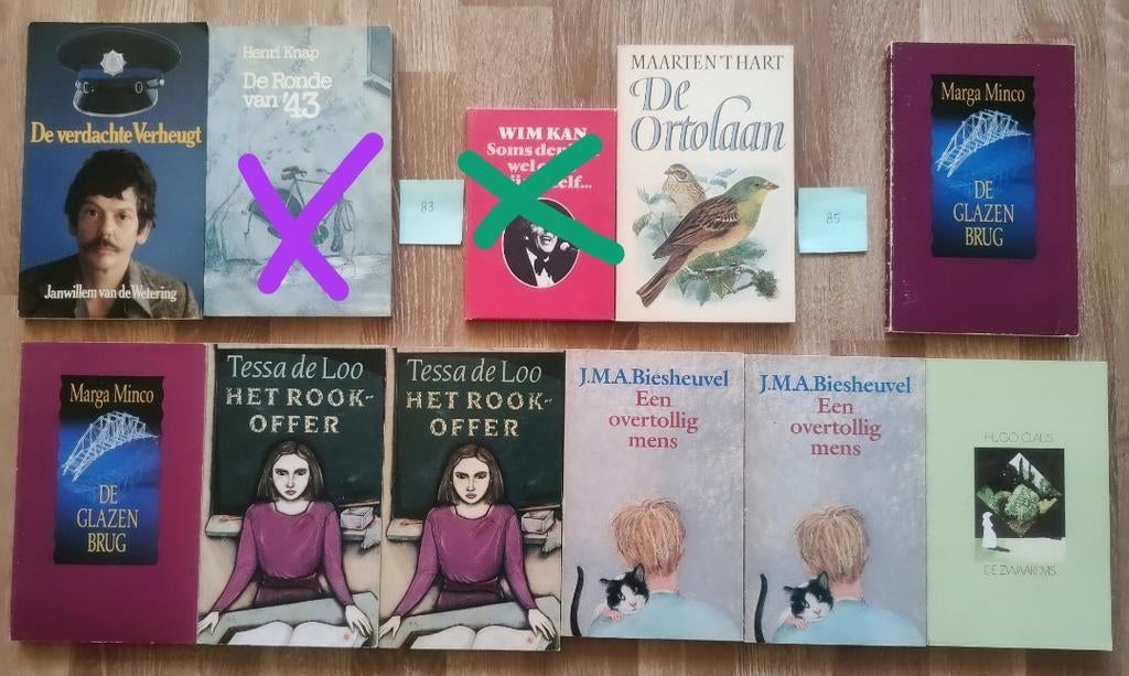 Boekenweekgeschenk jaren tachtig, zoek uit, Ophalen of Verzenden, Gelezen