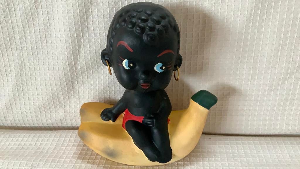 Vintage Kenmar Bobble Head Bank (knikpop) 1950, Ophalen of Verzenden, Gebruikt