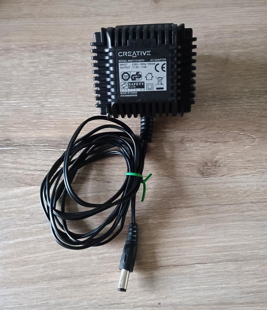 Creative maf115160th ac adapter voeding 11,5v 1,6a, Ophalen of Verzenden, Gebruikt, Creative