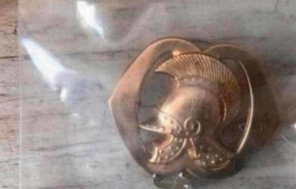 Landmacht Baretembleem Genie Algemeen, Verzamelen, Verzenden, Landmacht, Nederland, Embleem of Badge