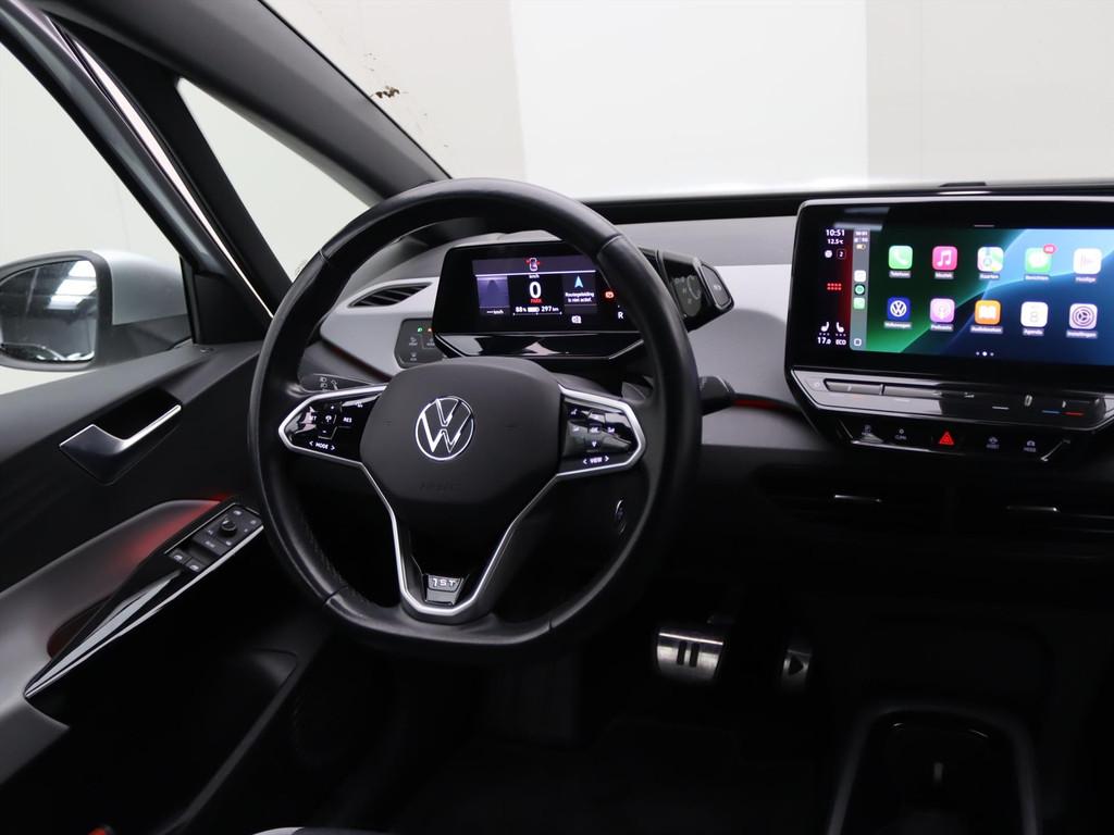 Volkswagen Id.3 58kWh 204pk 1ST Plus 93.1% SoH [ CAMERA+19 I, Auto's, Automaat, Gebruikt, Zwart, ID.3