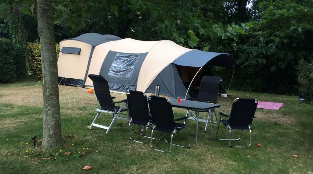 Cabanon Mercury Avant garde luxe vouwwagen 4-8 personen, Ophalen, Beige, Cabanon, Aanwezig