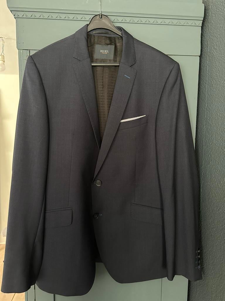 Digel Kolbert mt 54 Allan-AMF Blauw 99703/22, Ophalen of Verzenden, Zo goed als nieuw, Maat 52/54 (L), Blauw