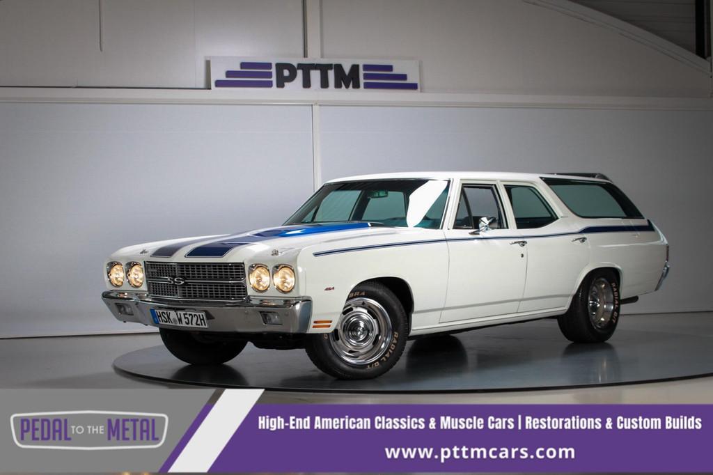 1970 Chevrolet Chevelle SS 454 Station Wagon - 8-Seater!, Automaat, Achterwielaandrijving, 8 stoelen, Chevrolet