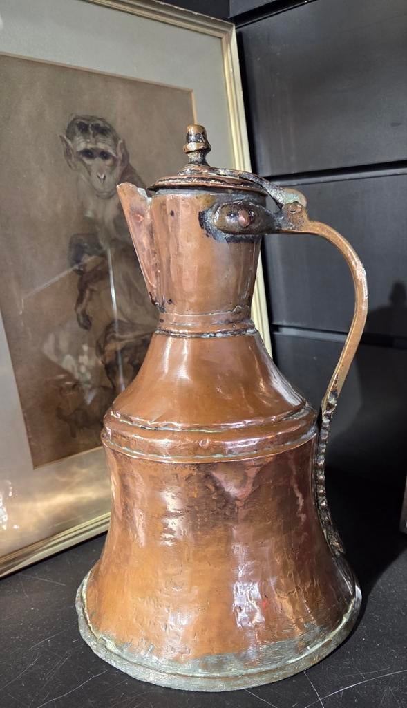 Koperen kan, mogelijk Arabisch of Turks, Ophalen of Verzenden