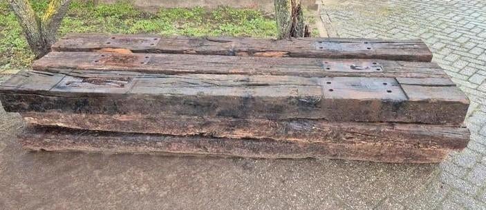 Spoorbielzen bielzen B keus  prijs is per stuk, Tuin en Terras, Bielzen en Borders, 25 cm of meer, Biels, 200 cm of meer, Ophalen of Verzenden