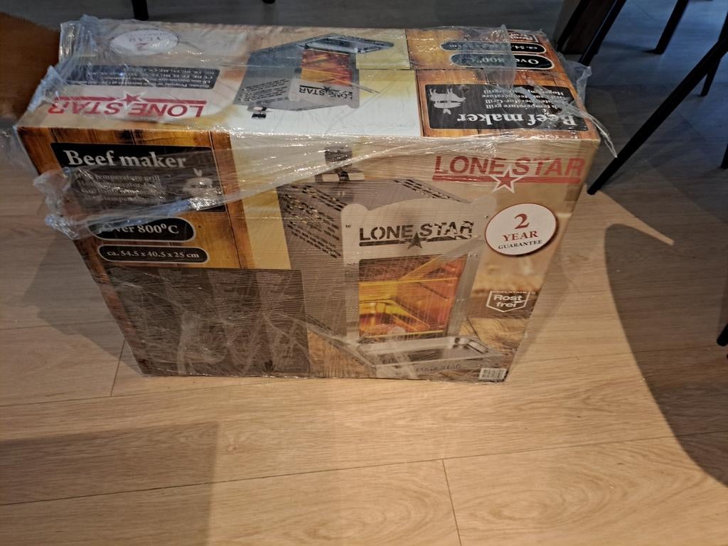 Lone Star Beef Maker - Hoge Temperatuur Grill, Ophalen, Nieuw, Lone Star
