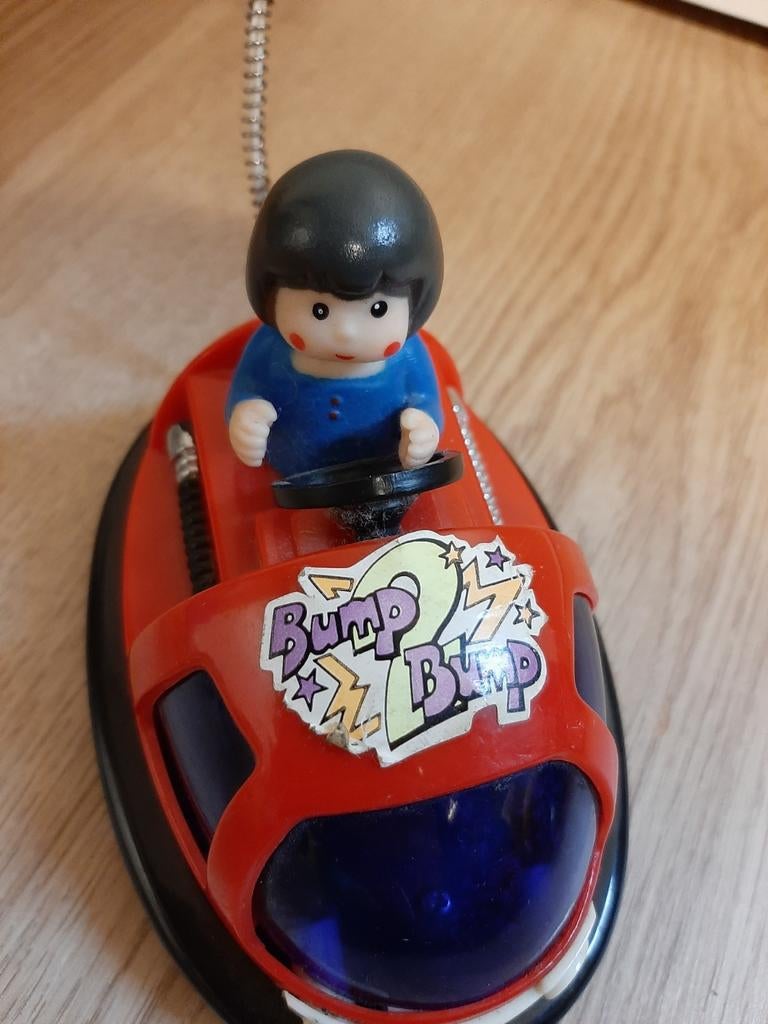 Botsauto figuur kermis 13 cm, Ophalen of Verzenden