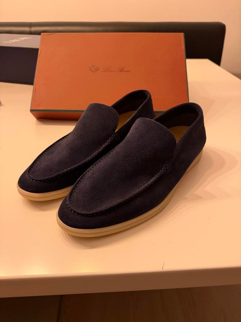Loro Piana Summer Walk Loafers Maat 44, Ophalen of Verzenden, Zo goed als nieuw, Blauw, Loafers