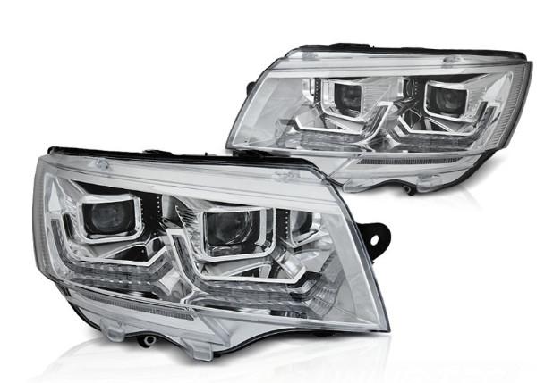 Koplampen VW 6.1 Multivan Transporter Chroom Dynamic, Buurserstraat 15 A, 7481 EG,Haaksbergen, Nieuw, Ophalen of Verzenden, Plentycarparts