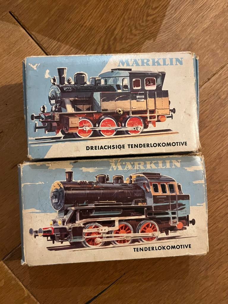 Märklin Tenderlocomotief (2 stuks) 3000 & 3029- Vintage, Wisselstroom, Gebruikt, Locomotief, Ophalen of Verzenden