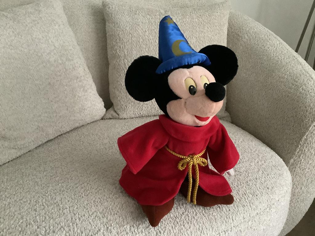 Mickey mouse pluche knuffel tovenaar origineel Disney 36 cm, Ophalen of Verzenden, Zo goed als nieuw, Overige typen