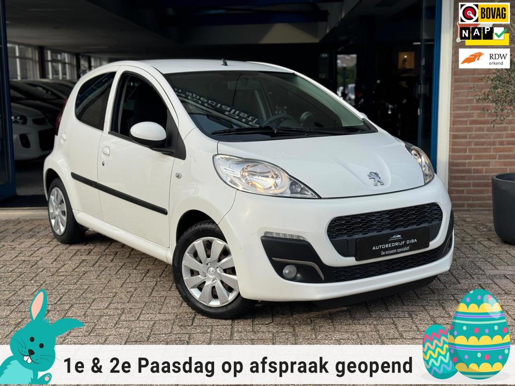 Peugeot 107 1.0 Active 2013 WIT AIRCO 5drs Elektr APK NAP!, Voorwielaandrijving, Euro 5, Stof, Gebruikt