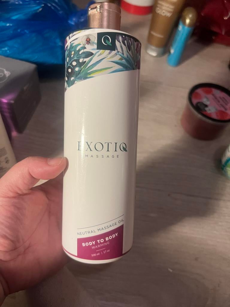 Exotiq massageolie 500 ml, Verzenden, Nieuw, Overige typen