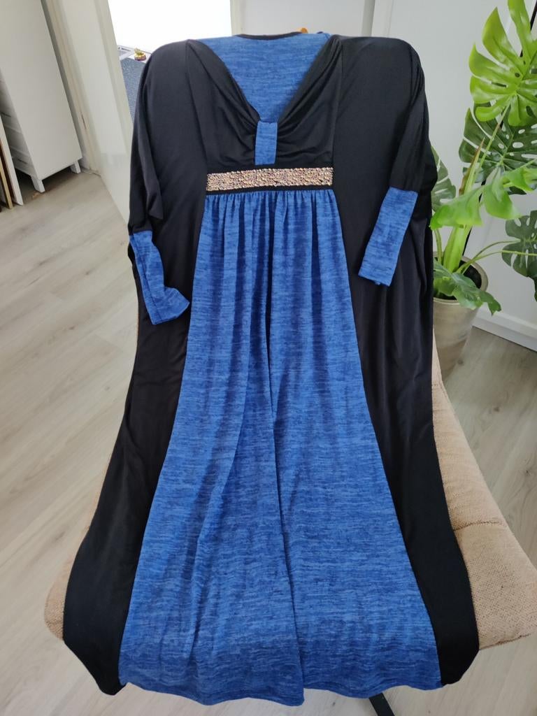 Lange jurk toga verkleed fantasy mt xl 44/46, Ophalen of Verzenden, Zo goed als nieuw, Onder de knie