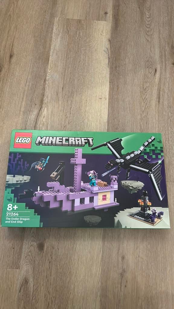 Lego 21264 The enderdragon and Endship Minecraft, Ophalen of Verzenden, Zo goed als nieuw