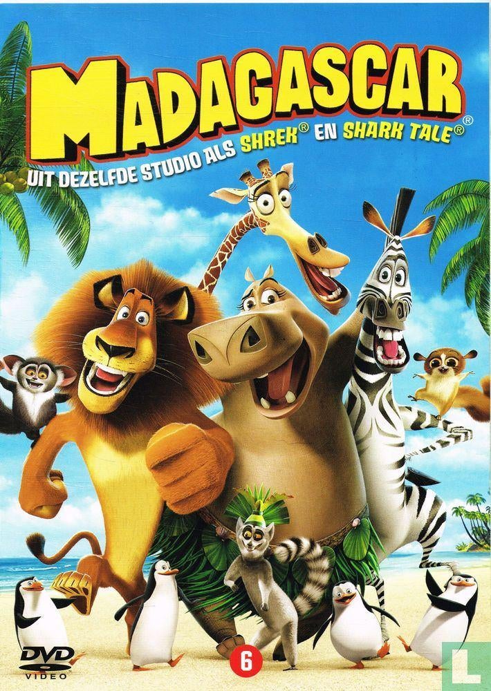 Madagascar, Tekenfilm, Amerikaans, Ophalen of Verzenden, Zo goed als nieuw