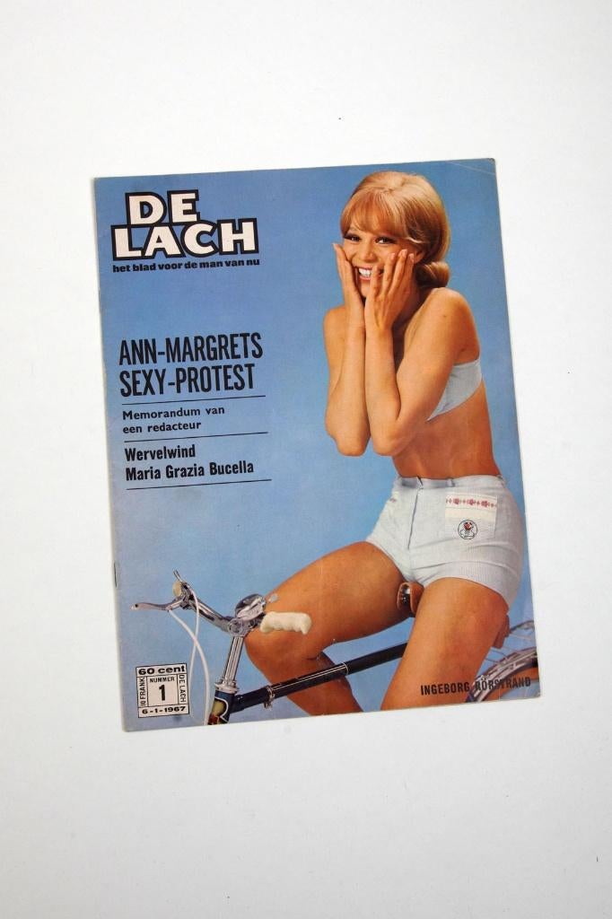 VINTAGE MAGAZINE de lach no. 1 1967 GRATIS VERZENDING, Boeken, Tijdschriften en Kranten, Verzenden, Gelezen, Overige typen