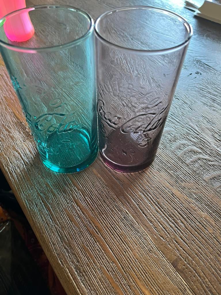 Coca vola longdrink glasen., Ophalen of Verzenden, Zo goed als nieuw