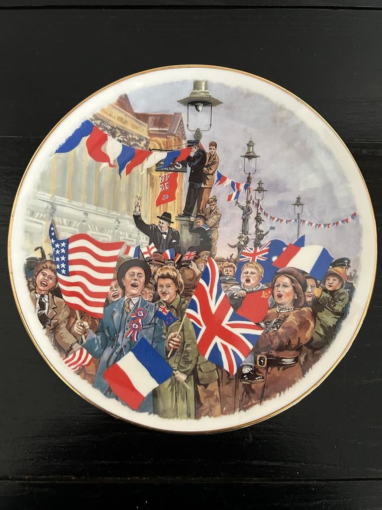 Herdenkingsbord 50 jaar Bevrijding Europa, Ophalen of Verzenden, Overige soorten, Overige gebieden, Overige typen