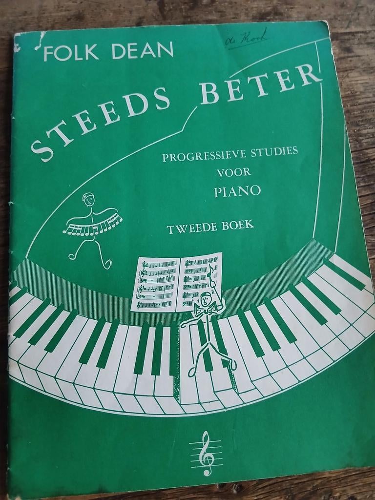 Steeds beter progressieve studies voor piano tweede boek, Muziek en Instrumenten, Bladmuziek, Gebruikt, Klassiek, Les of Cursus
