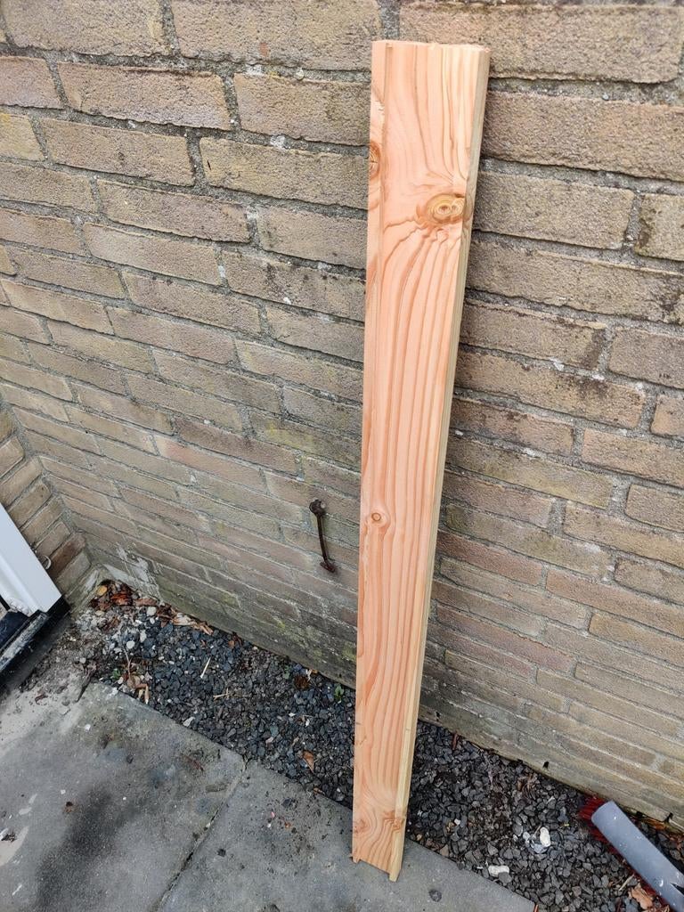 Diverse bouwmaterialen: betonplaat, Douglas afdeklat, etc., Doe-het-zelf en Verbouw, Ophalen, Overige houtsoorten, Minder dan 200 cm