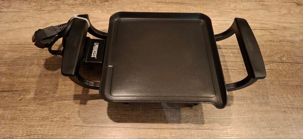 Princess bakplaat 450 watt, Witgoed en Apparatuur, Grillplaten, Ophalen of Verzenden, Zo goed als nieuw, Tafelgrill