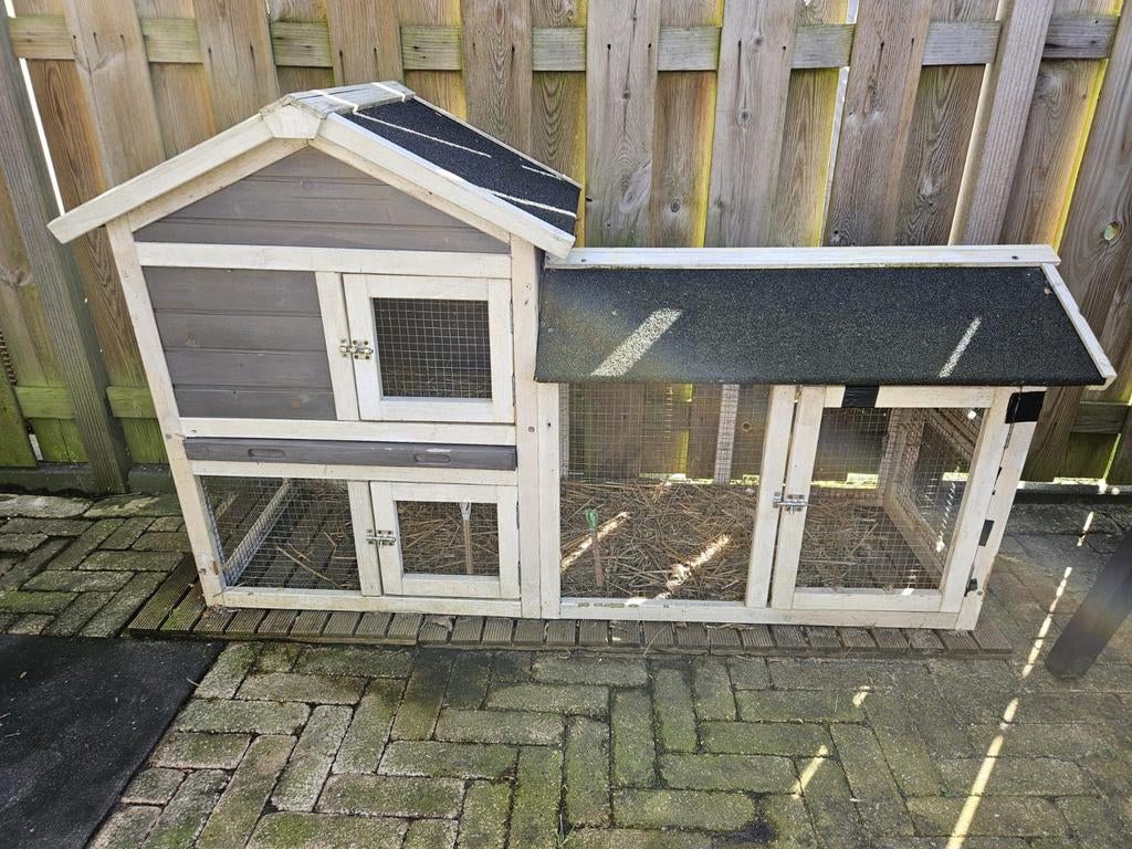 Konijnen hok buiten, Dieren en Toebehoren, Knaagdieren en Konijnen | Hokken en Kooien, Ophalen, 60 tot 90 cm, Konijn, Hok