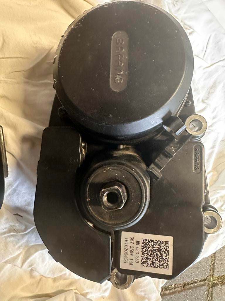 Motor van een Qwic MN7 fiets, Fietsen en Brommers, Fietsonderdelen, Elektrische fiets, Gebruikt, Overige materialen, Ophalen of Verzenden