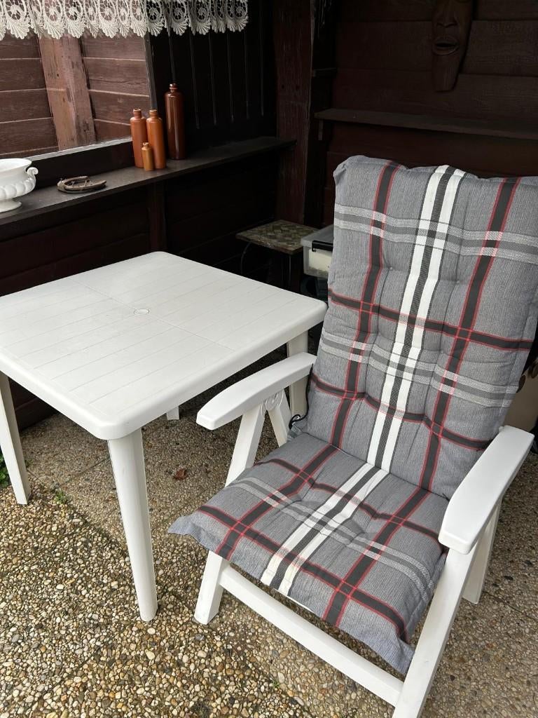 Hartmann Tuinset, Ophalen, 4 zitplaatsen, Kunststof, Zo goed als nieuw