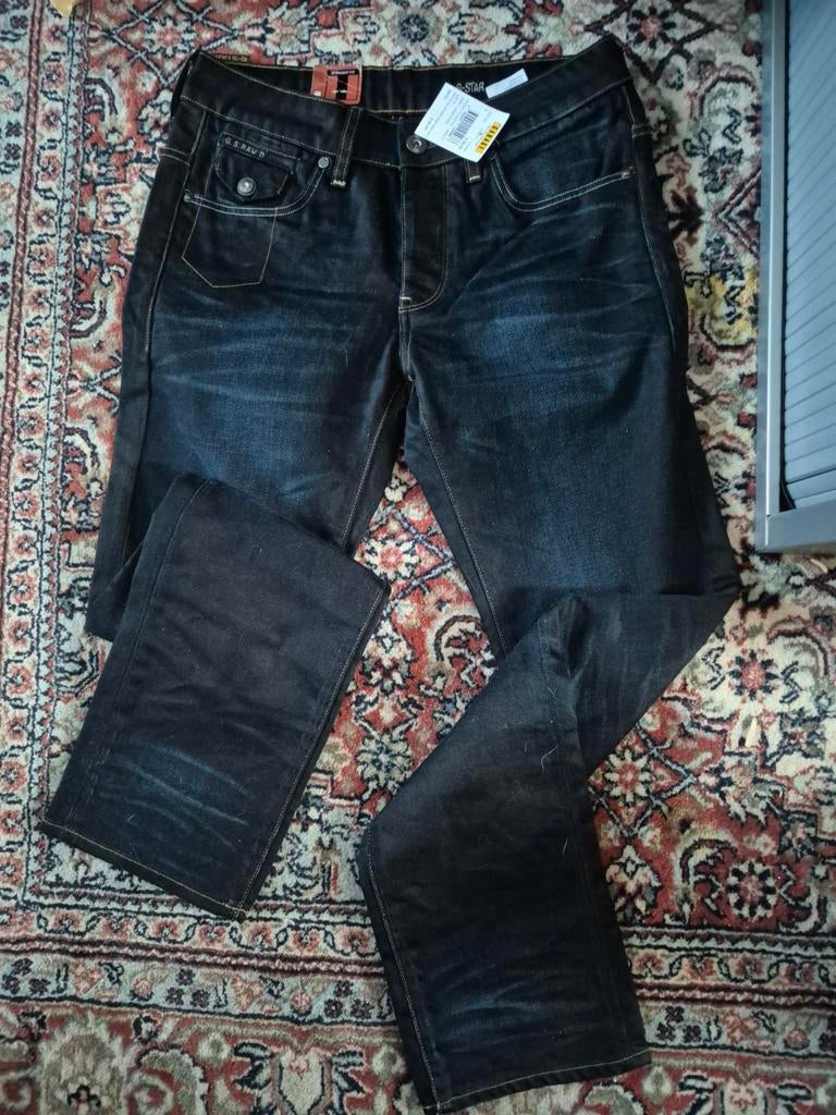 G-Star Morris Low Straight Jeans Nieuw prijskaartje W29L32, Ophalen of Verzenden, Nieuw, Blauw