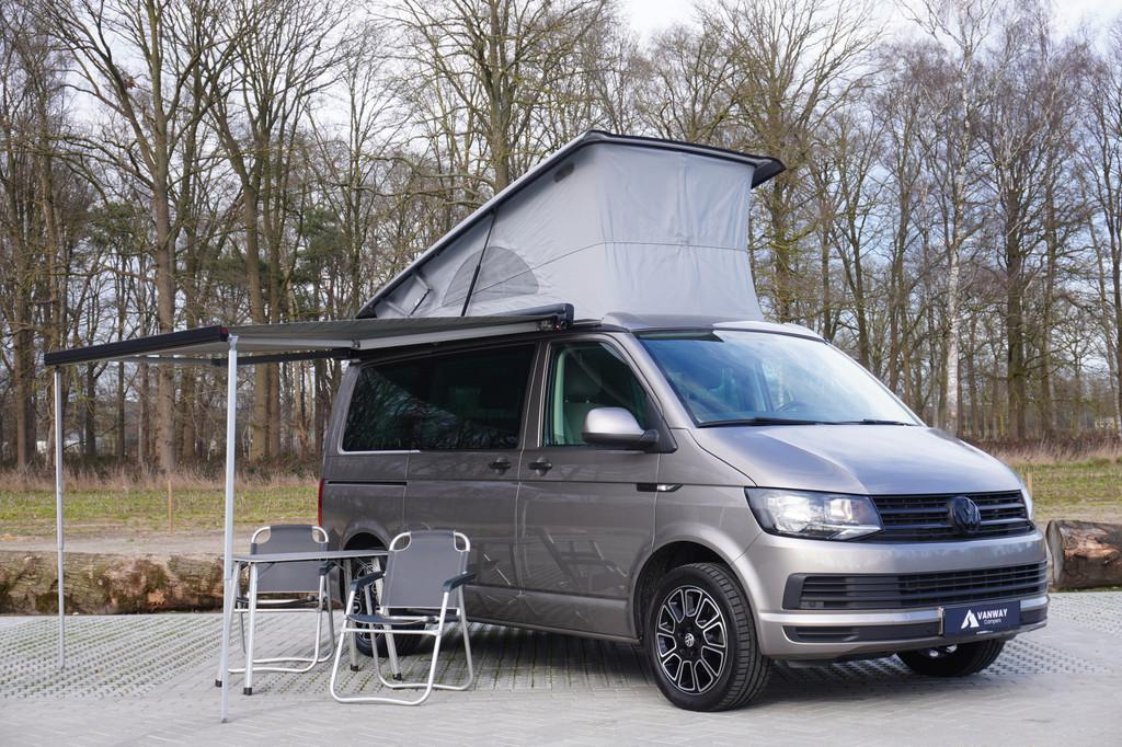Volkswagen California Coast T6.1 150pk Trekhaak Stoelverwarm, Caravans en Kamperen, Buscamper of Camperbus, 5 tot 6 meter, VanWay Campers