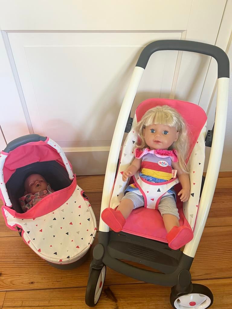 Baby Born poppen met accessoires en kleding, Ophalen, Gebruikt, Meisje