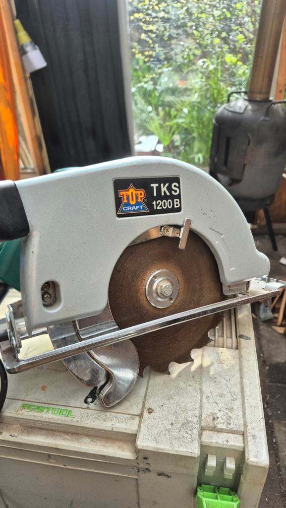 Top Craft TKS 1200 B Cirkelzaag met Festool Systainer, Ophalen of Verzenden, Gebruikt