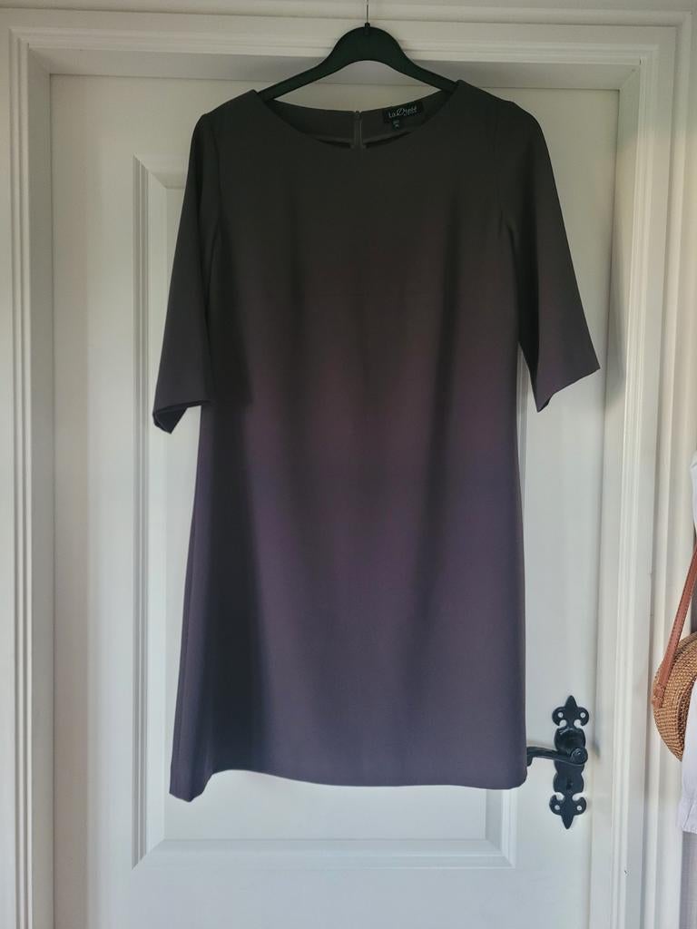 Leuke vlotte jurk ladress  Mt 40, Maat 38/40 (M), Bruin, Verzenden, Zo goed als nieuw