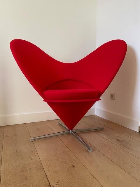 Vitra Heartcone chair Design stoel Verner Panton Nieuw !, Ophalen, Stof, Nieuw, Jaren '60/'70