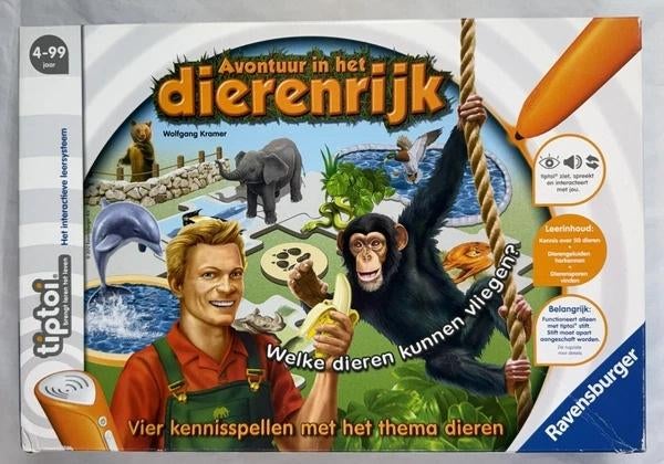 Ravensburger Tiptoi Avontuur in het dierenrijk spel compleet