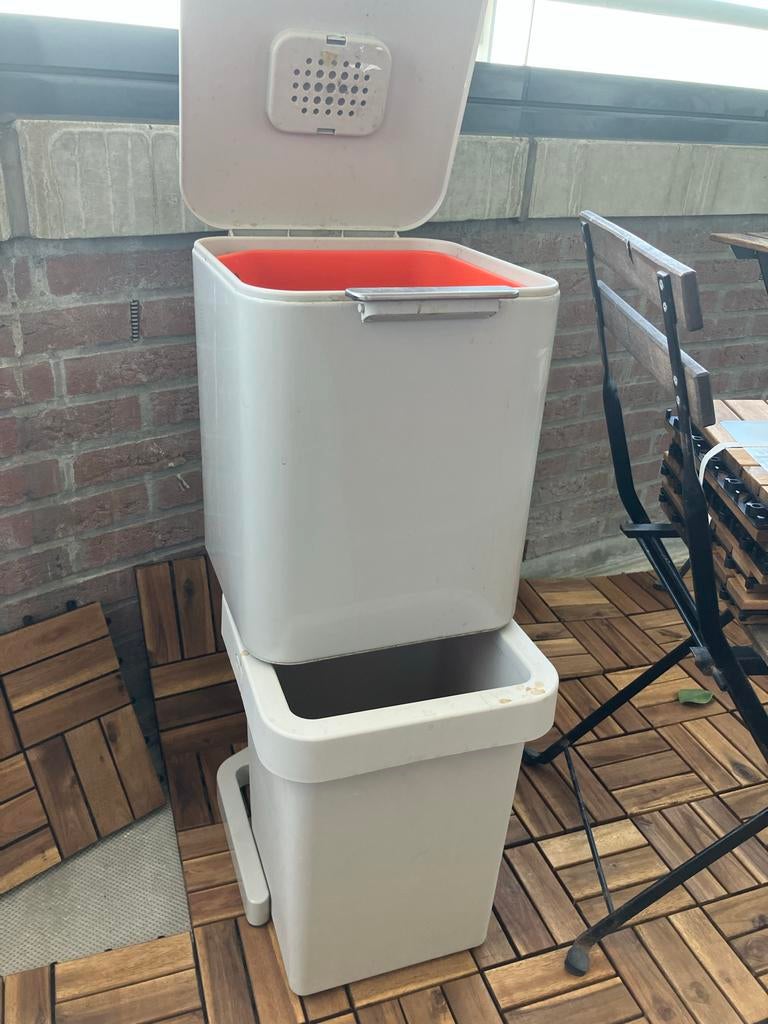 Afvalbak joseph joseph totem 40l, Ophalen, Kunststof, Gebruikt, 50 tot 75 cm