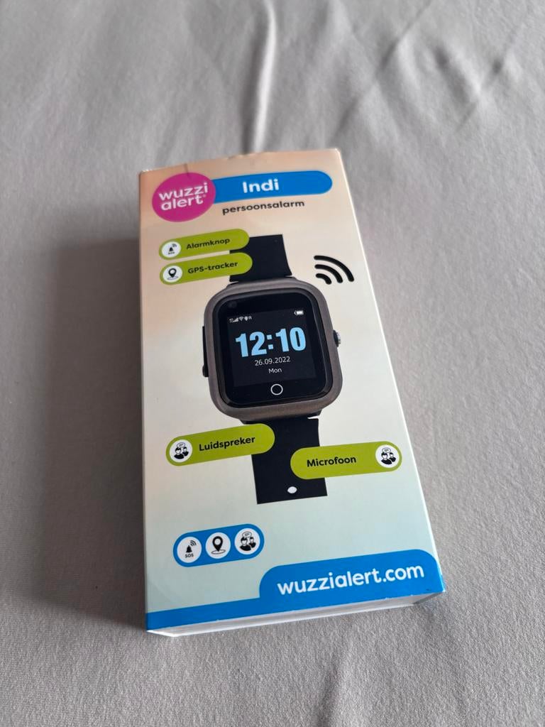 Wuzzi Alert Indi persoonsalarm NIEUW, Gebruikt, Zwart, Ophalen of Verzenden, GPS