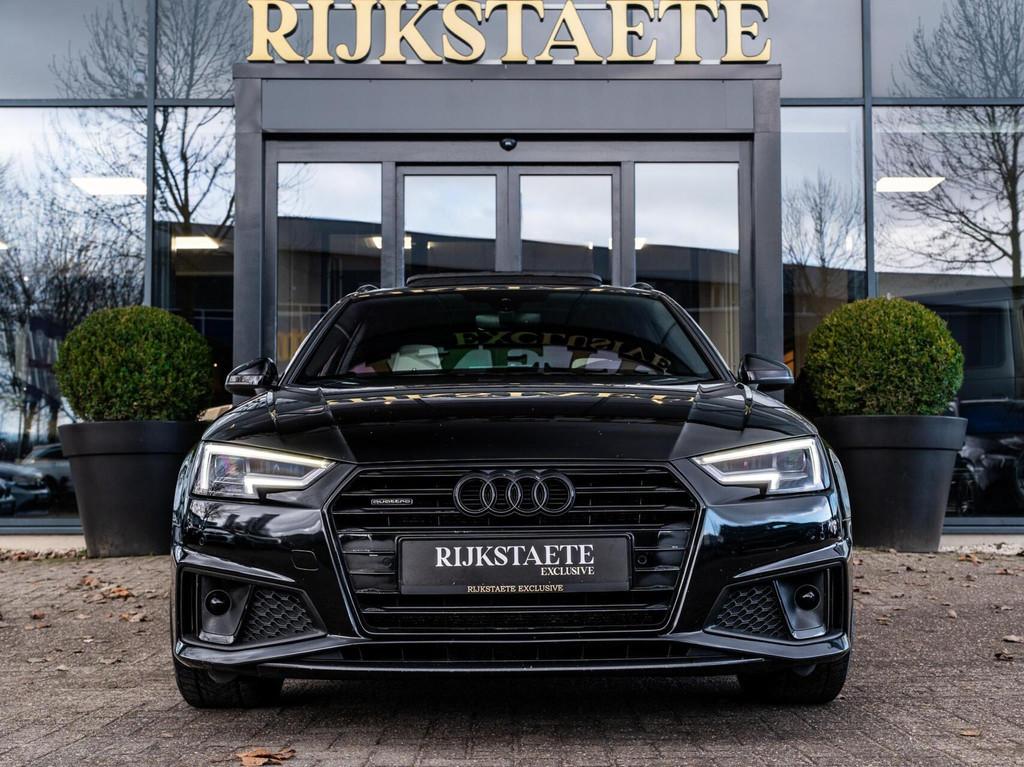 Audi A4 Avant 2.0 TDI Quattro S-line|RS STOELEN|PANO|VOSSEN, Auto's, Automaat, Euro 6, A4, Zwart