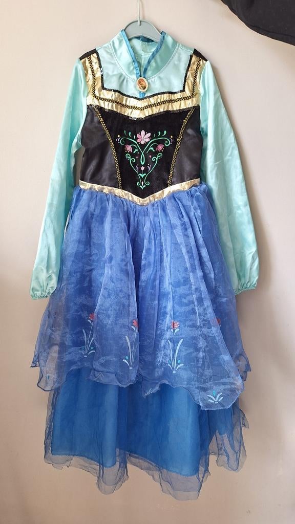 Frozen jurk van Anna (origineel Disney USA), Kinderen en Baby's, Carnavalskleding en Verkleedspullen, Ophalen of Verzenden, Meisje