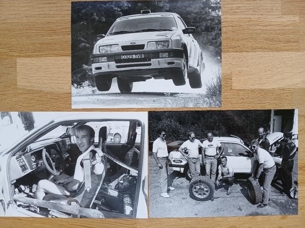 FORD RALLY TEAM  MET SIERRA RS COSWORTH, Ophalen of Verzenden, Zo goed als nieuw, Ford