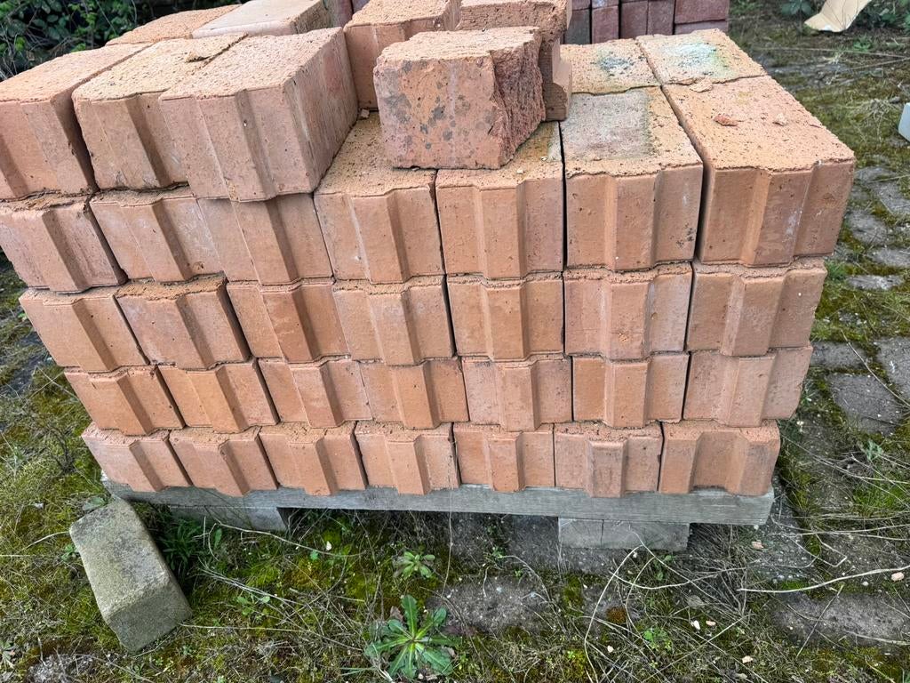 Poriso stenen +/- 70 stuks 140x100, Doe-het-zelf en Verbouw, Metselstenen, Ophalen, Zo goed als nieuw, Bakstenen