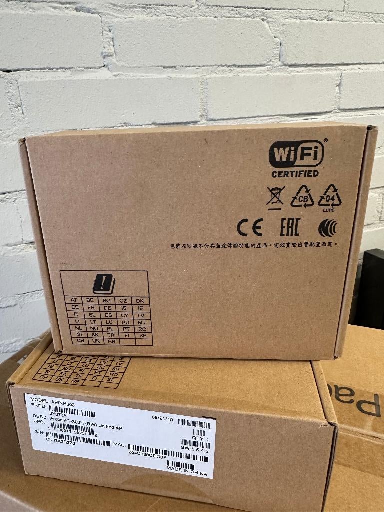 Aruba Networking AP-303H (RW) - JY678A, Ophalen, Nieuw, Aruba