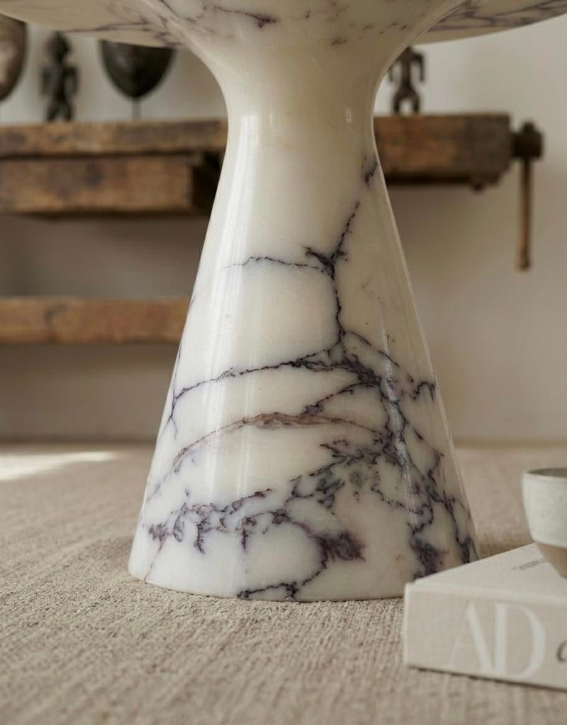 Calacatta Salontafel / Bijzettafel - Design Object, Minder dan 55 cm, Rond, Nieuw, Ophalen of Verzenden