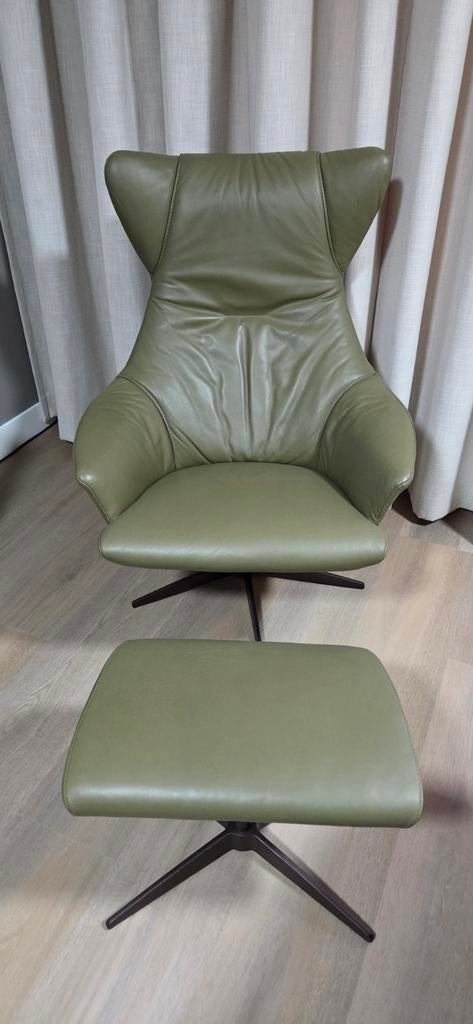 Gealux Eton relaxfauteuil en hocker, Ophalen, Zo goed als nieuw, Minder dan 75 cm, 50 tot 75 cm